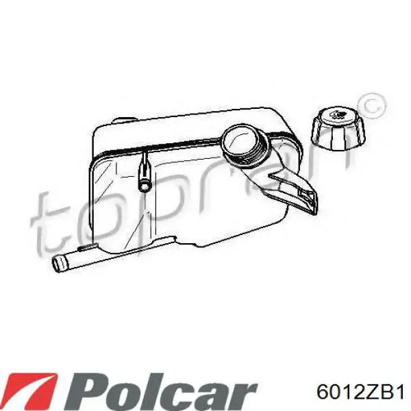 Compre 6012ZB1 Polcar Tanque de expansão do sistema de esfriamento