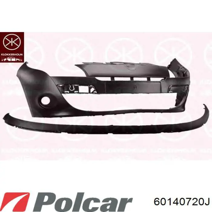 Pára-choque dianteiro 60140720J Polcar