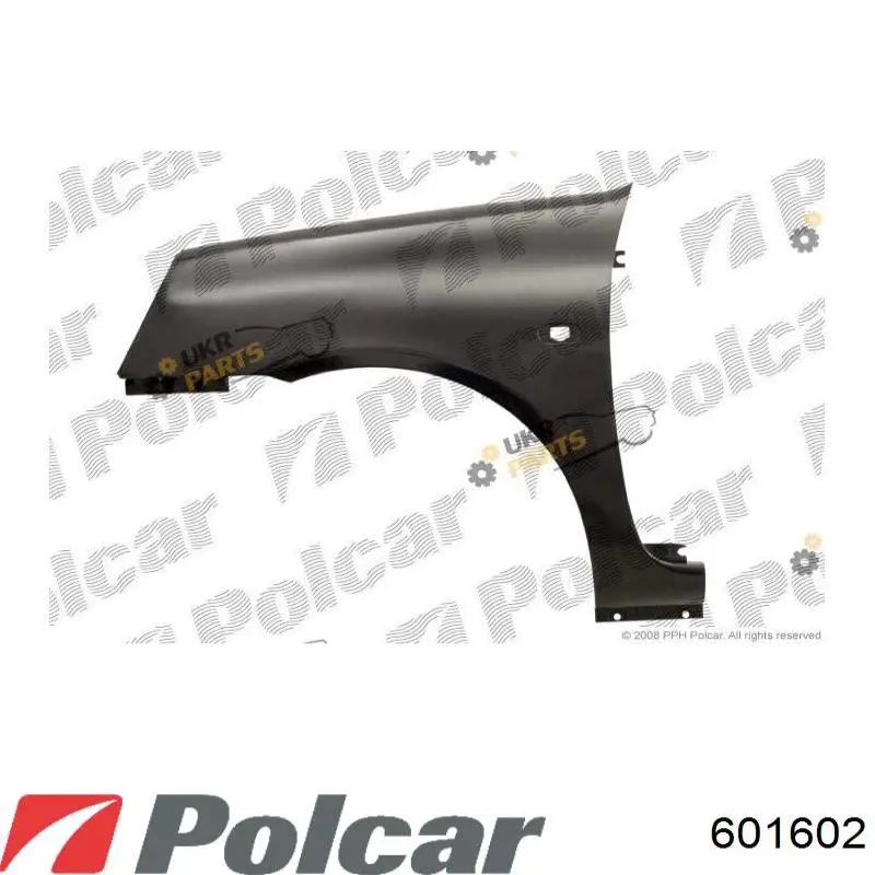 Pára-lama dianteiro direito 601602 Polcar