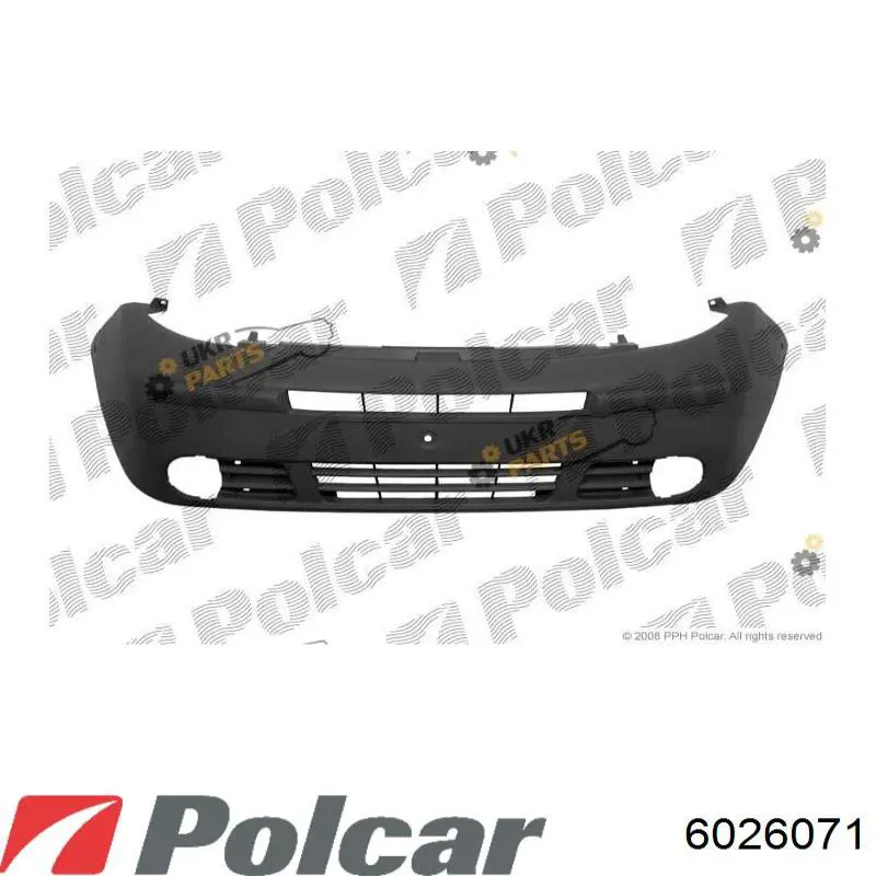6026071 Polcar Pára-choque dianteiro