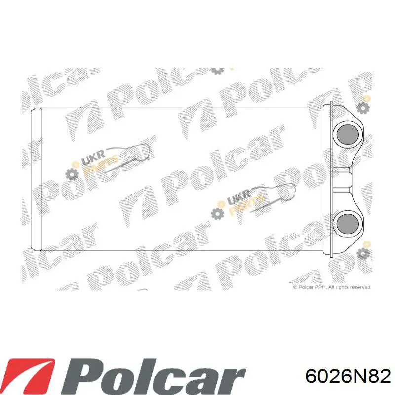 6026N82 Polcar Radiador de forno (de aquecedor)
