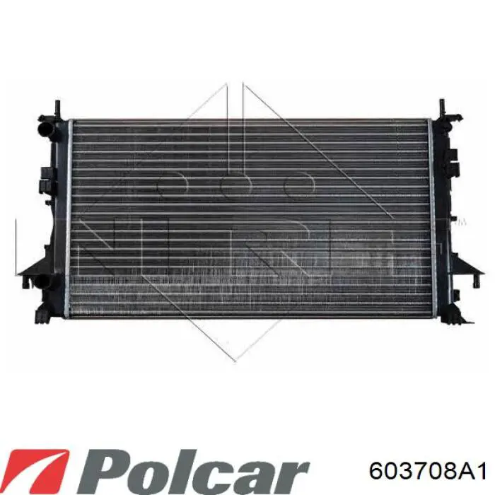 Radiador de esfriamento de motor 603708A1 Polcar