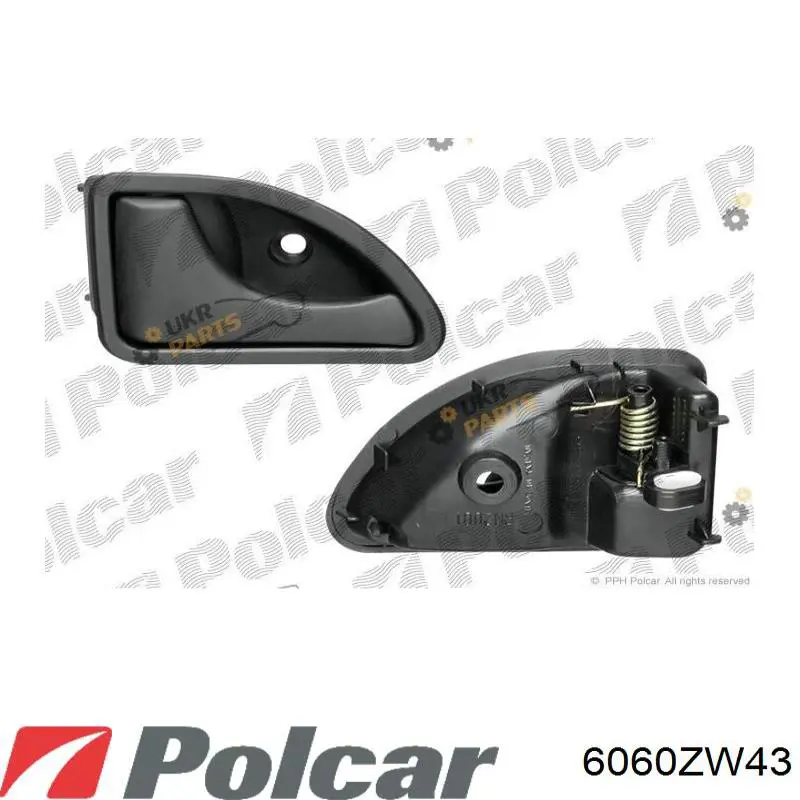 Compre 8200285840 Renault (RVI) Maçaneta interna esquerda da porta dianteira