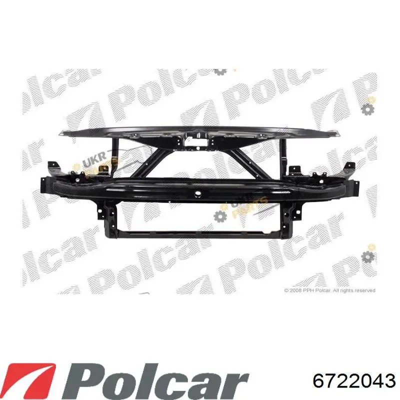 Suporte do radiador montado (painel de montagem de fixação das luzes) Prasco ST5203230 preço, a partir de 243,45 USD