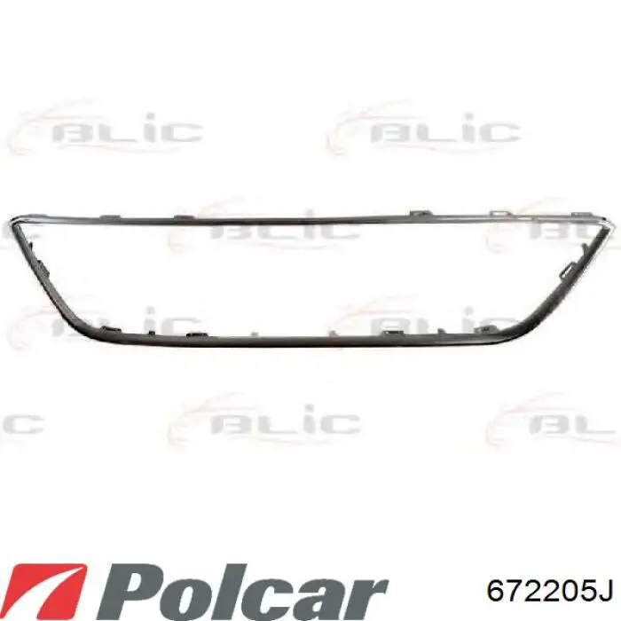Grelha do radiador 672205J Polcar