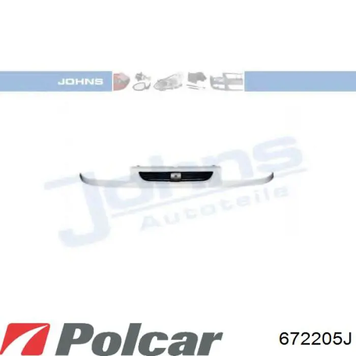 Compre 672205J Polcar Grelha do radiador
