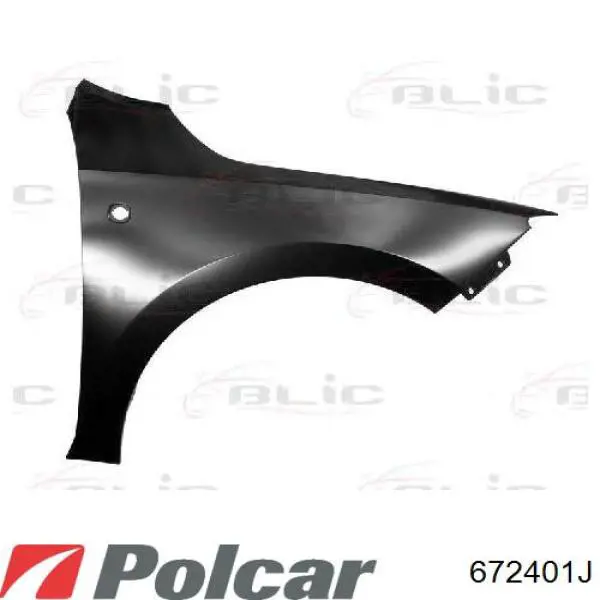 Compre 672401J Polcar Pára-lama dianteiro esquerdo
