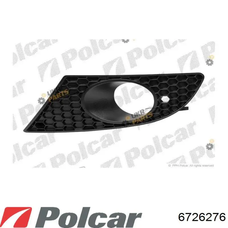Borda (orla) das luzes de nevoeiro direita 6726276 Polcar