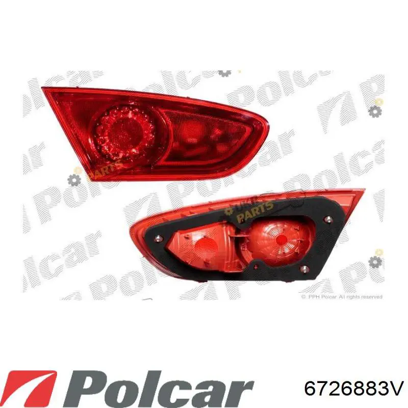 Compre 89320301 VAG Lanterna traseira direita interna