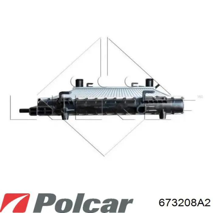 Compre 673208A2 Polcar Radiador de esfriamento de motor