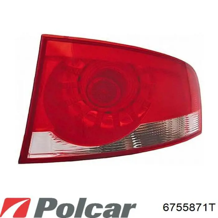 6755871T Polcar Lanterna traseira esquerda externa