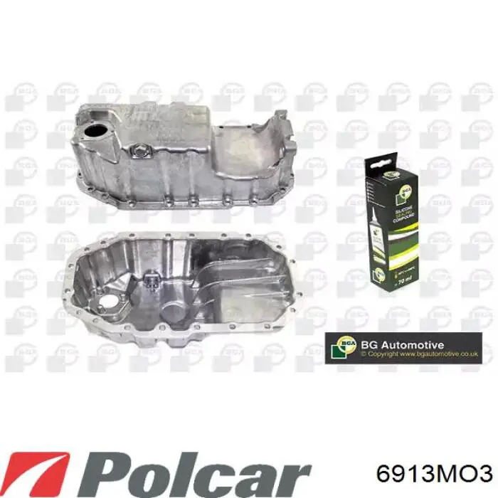 Panela de óleo de cárter do motor 6921MO1 Polcar