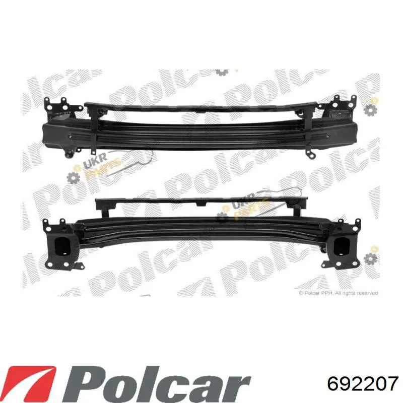 Pára-choque dianteiro 692207 Polcar