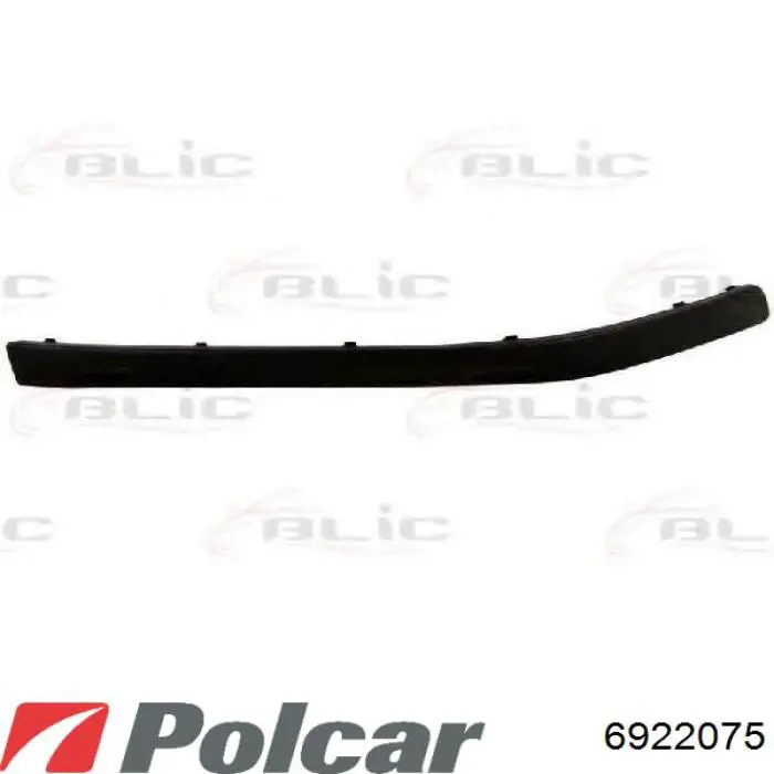 6922075 Polcar Moldura esquerda do pára-choque dianteiro