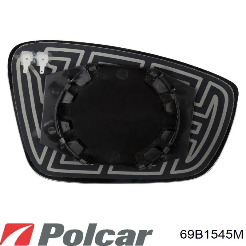Compre 69B1545M Polcar Elemento espelhado do espelho de retrovisão esquerdo