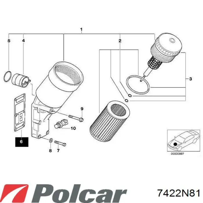 Radiador de forno (de aquecedor) Polcar 7422N81 preço, a partir de 70,79 USD
