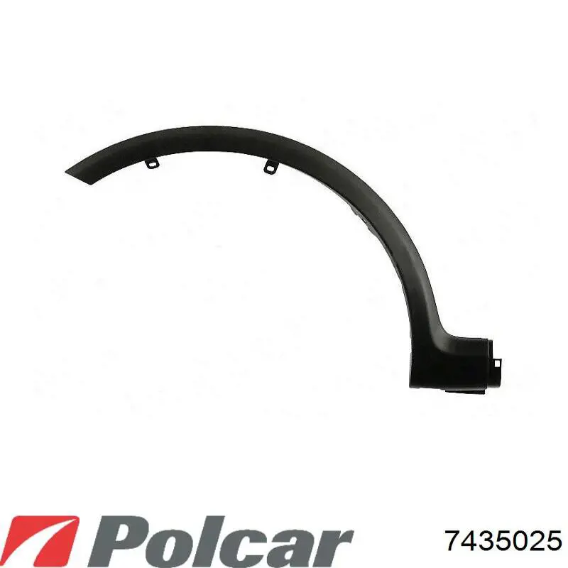 7721079J005PK Suzuki Expansor (placa sobreposta) de arco do pára-lama dianteiro direito