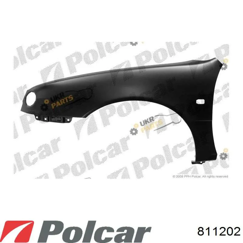 Compre 811202 Polcar Pára-lama dianteiro direito