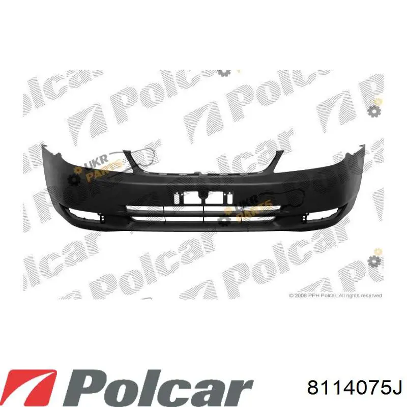 Pára-choque dianteiro 8114075J Polcar