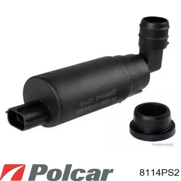 Bomba de motor de fluido para lavador de vidro dianteiro 8114PS2 Polcar