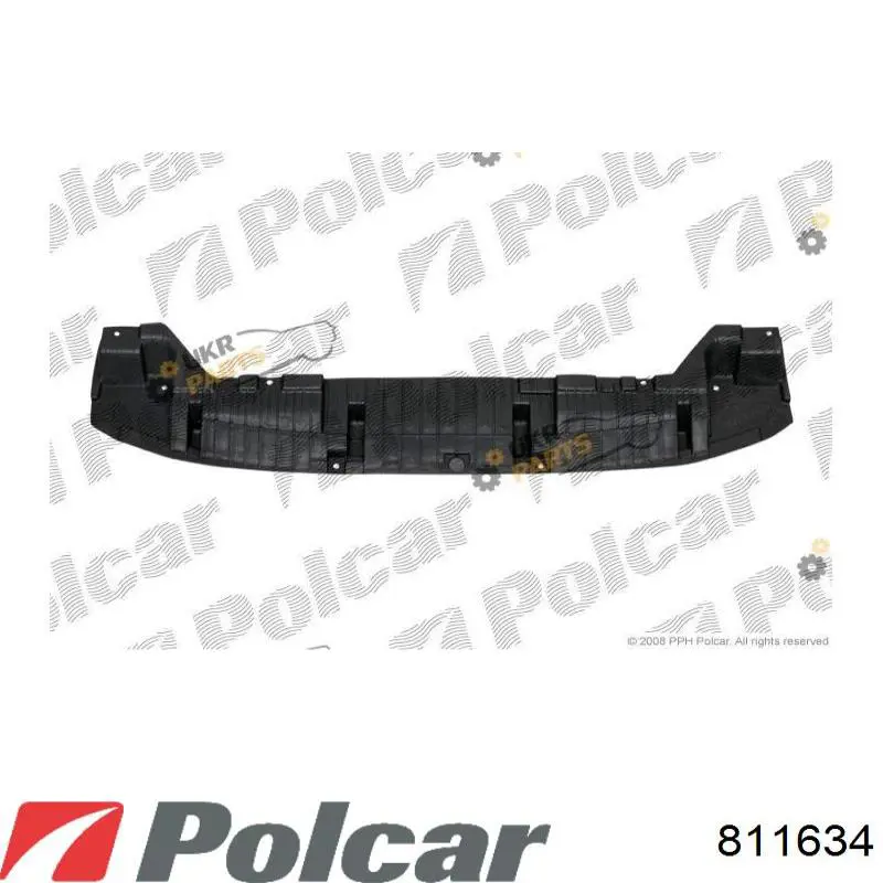 Suporte inferior do radiador (painel de montagem de fixação das luzes) Polcar 811634 preço, a partir de 43,59 USD