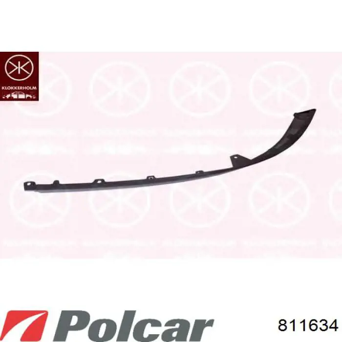 Compre 811634 Polcar Suporte inferior do radiador (painel de montagem de fixação das luzes)