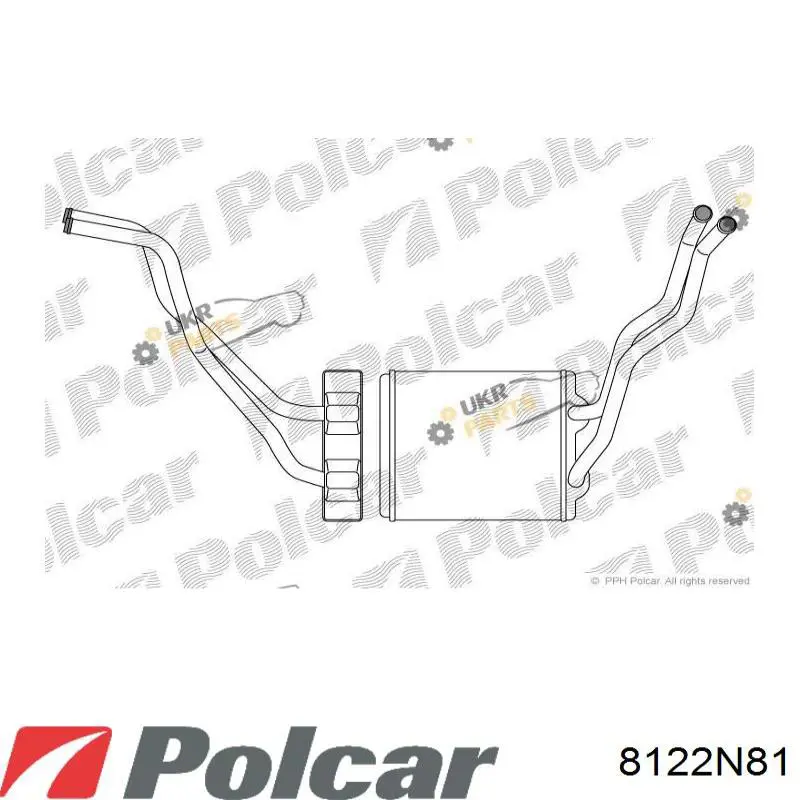 Radiador de forno (de aquecedor) Toyota 8710705010 preço, a partir de 91,41 USD