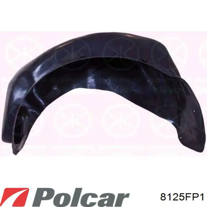 Compre 8125FP1 Polcar Guarda-barras direito do pára-lama dianteiro