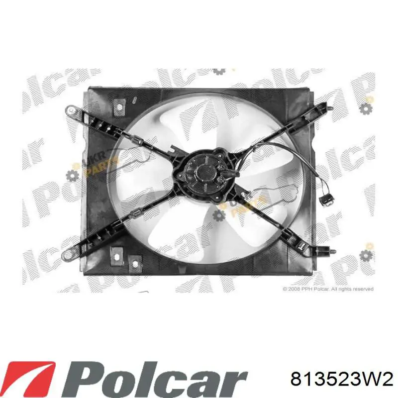 Ventilador (roda de aletas) do radiador de aparelho de ar condicionado Polcar 813523W2 preço, a partir de 98,15 USD