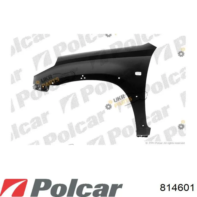 Pára-lama dianteiro esquerdo 814601 Polcar