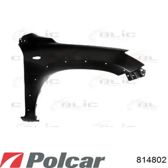 814802 Polcar Pára-lama dianteiro direito