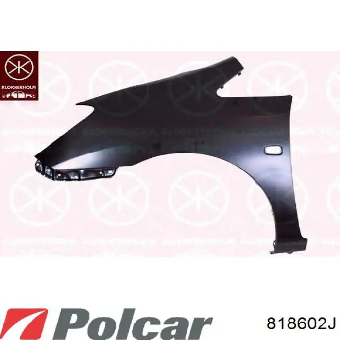 Pára-lama dianteiro direito 818602J Polcar
