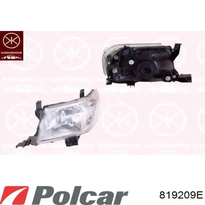 Luz esquerda Polcar 819209E preço, a partir de 112,49 USD