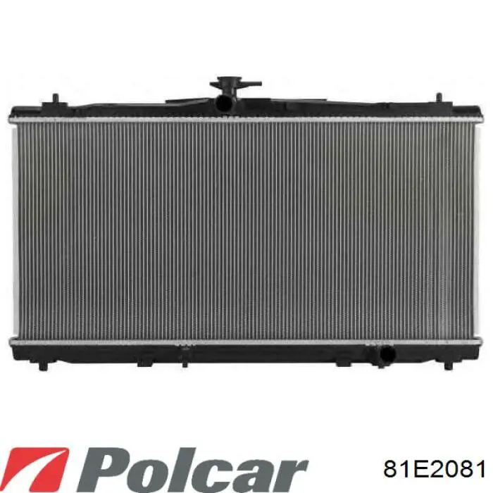 Radiador de esfriamento de motor 81E2081 Polcar