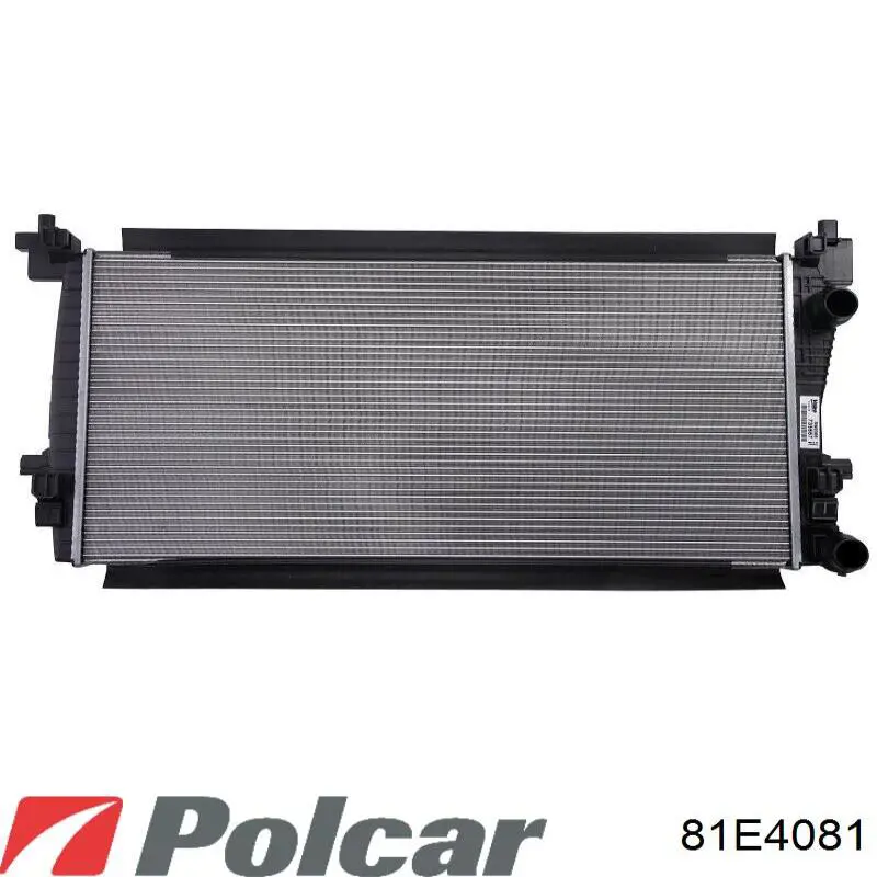 Radiador de esfriamento de motor 81E4081 Polcar