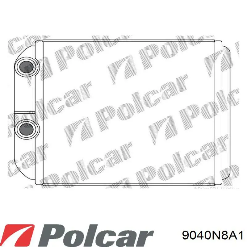 Radiador de forno (de aquecedor) 9040N8A1 Polcar