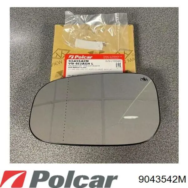 Elemento espelhado do espelho de retrovisão esquerdo Polcar 9043542M preço, a partir de 14,76 USD