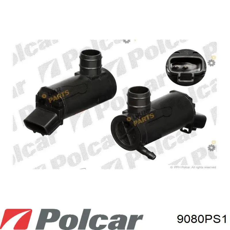 Compre 9080PS1 Polcar Bomba de motor de fluido para lavador de vidro dianteiro