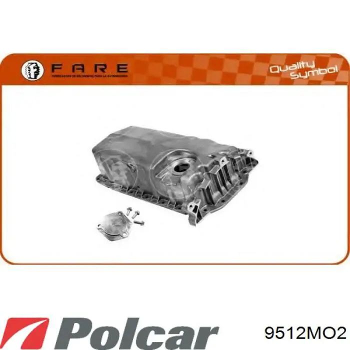 Panela de óleo de cárter do motor Polcar 9512MO2 preço, a partir de 78,45 USD