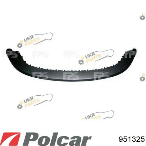951325 Polcar Spoiler do pára-choque dianteiro