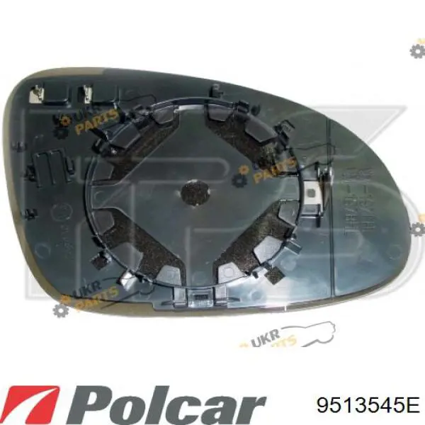 Compre 9513545E Polcar Elemento espelhado do espelho de retrovisão esquerdo