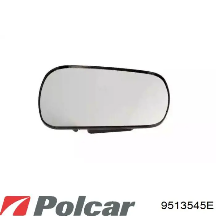 9513545E Polcar Elemento espelhado do espelho de retrovisão esquerdo