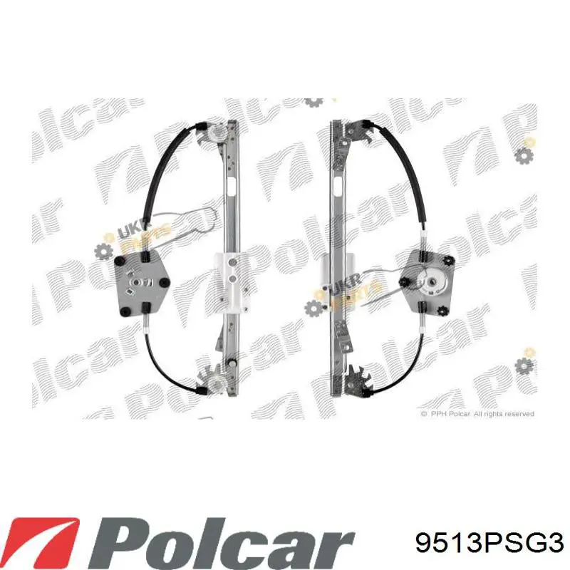 Mecanismo de acionamento de vidro da porta traseira esquerda VAG 1K4839401B preço, a partir de 56,71 USD