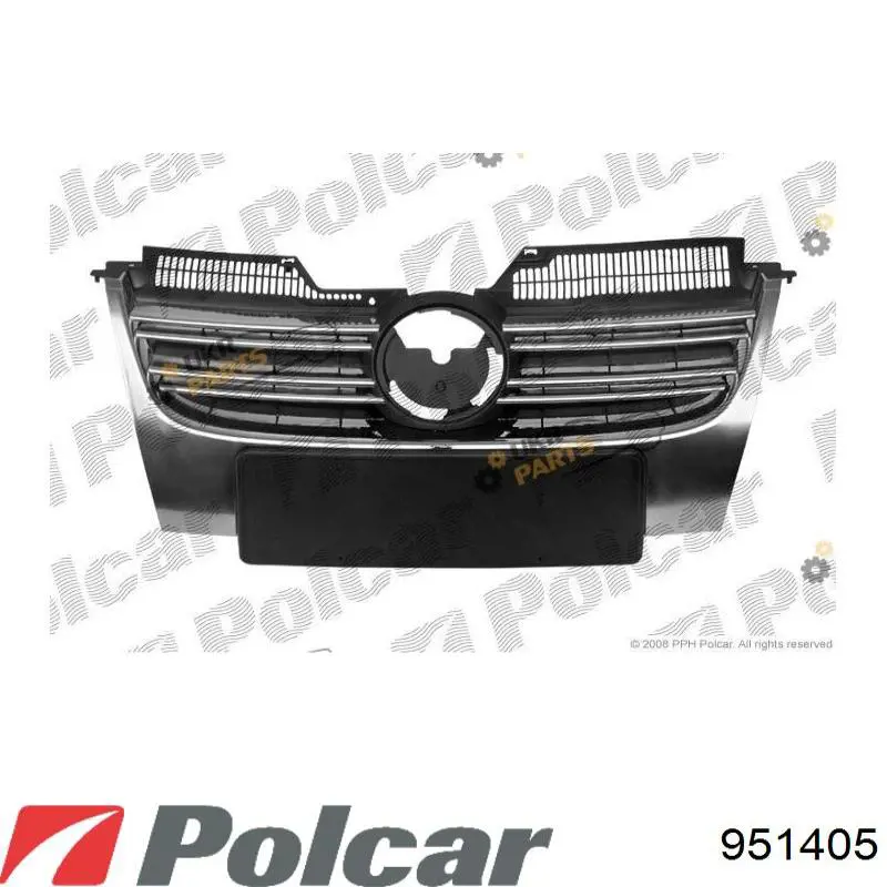 951405 Polcar Grelha do radiador