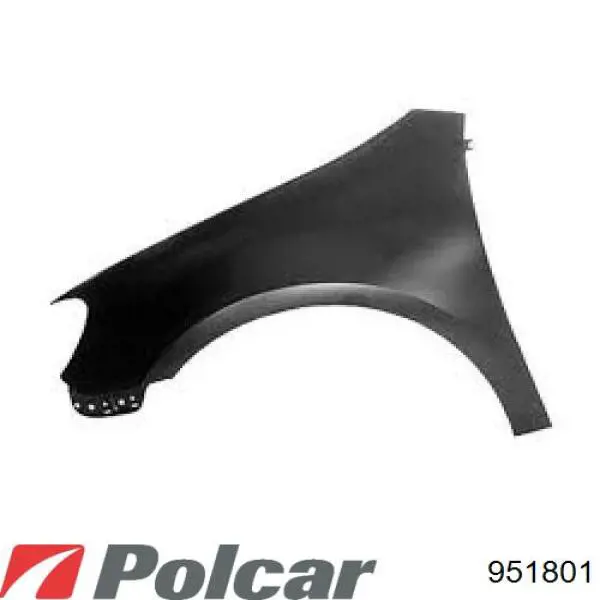 951801 Polcar Pára-lama dianteiro esquerdo