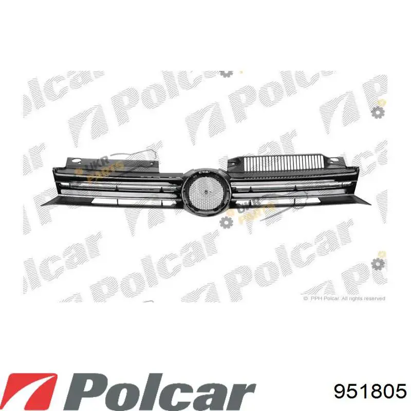 Grelha do radiador Diamond/DPA 88530307502 preço, a partir de 51,07 USD