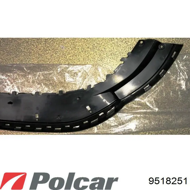 9518251 Polcar Spoiler do pára-choque dianteiro