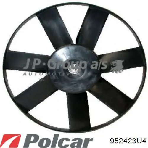 Ventilador elétrico de esfriamento montado (motor + roda de aletas) 952423U4 Polcar