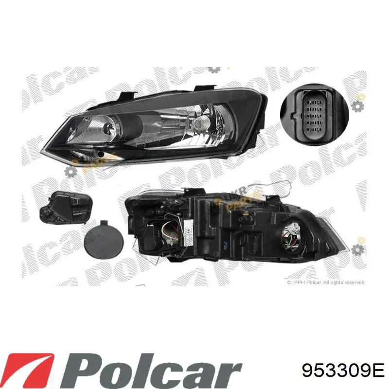 Luz esquerda Polcar 953309E preço, a partir de 158,34 USD