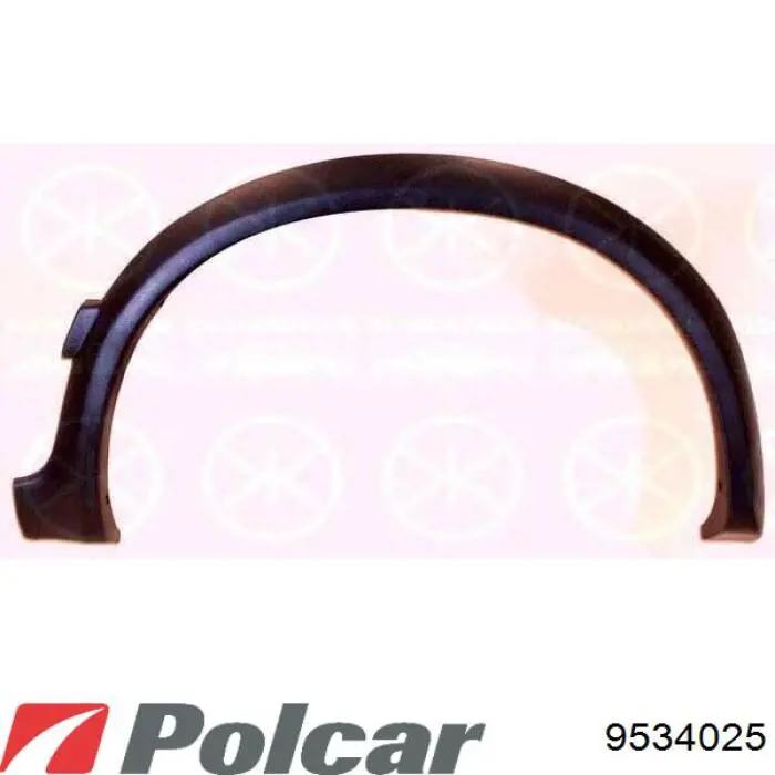 Expansor (placa sobreposta) de arco do pára-lama dianteiro direito Klokkerholm 9534014 preço, a partir de 35,26 USD